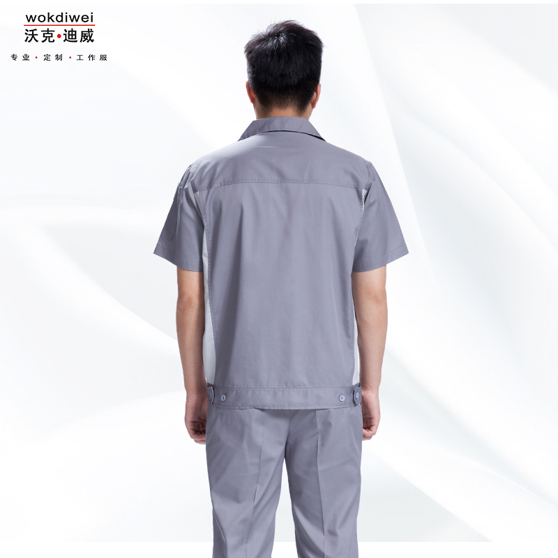 工廠夏季工作服款式圖片1315-6