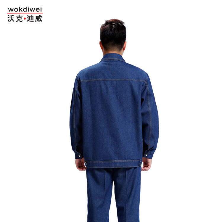 廠家直銷牛仔工作服定制批發621-1