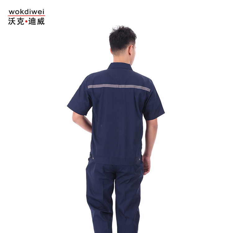 現貨全棉夏季工作服批發廠家0532